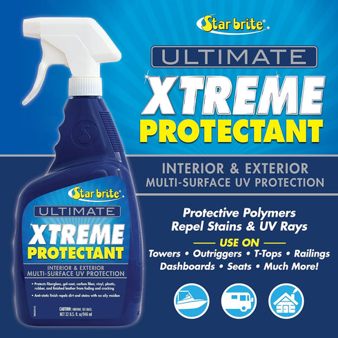 32 OZ (098832) STAR BRITE Ultimate Xtreme Protectant - Superior UV Protection for Fiberglass, Vinyl, Plastic, Rubber
