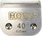 HQRP #40 Blade Dog Grooming Replacement Clipper Blades for Andis/Oster/Wahl, Compatible with 0.25mm