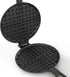 Megachef 6.7 Inch Round Cast Iron Pie Iron Outdoor/Camping Cookware with Long Handle