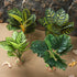 IBWell Reptile Terrarium Plants - Tortoise Habitat Accessories, Artificial Spider Plant for Gecko, Ball Python