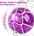 Size 4 Glitter Soccer Ball for Girls, Beginners Sports Training Ball for Outdoor Recreation