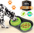 Non-Skid Pet Bowl Tray with 2 Slow Down Bowls Set - For Small to Medium Dogs
