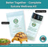 30 Sulcata Tortoise Calcium Powder - Herpetologist Formulated Calcium Powder for Reptiles with High Fiber - Day Shaker