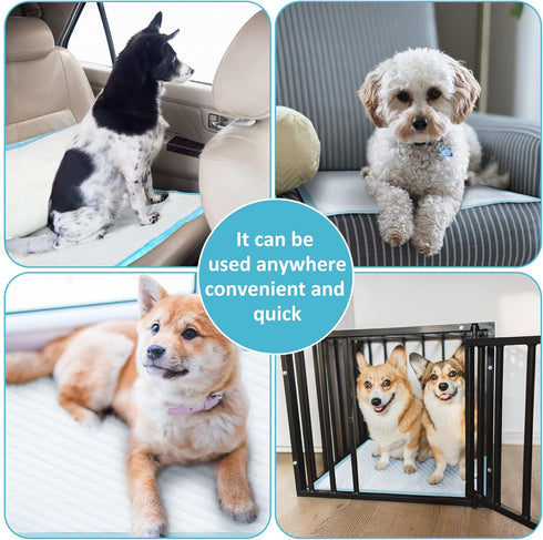 Boscute Jumbo Size 36"x36" Super Absorbent & Leak-Proof Pet Training Dog Pee Pads, Quick Dry Disposable for Dogs Cats