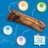 6" (1 Pack) Jack&Pup Marrow Bones for Dogs, Long Lasting Dog Bones for Large Dogs, Marrow Bone, Natural Beef Bone