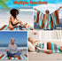 Oudain Mexican Blankets and Throws 45 x 70 Inch, Cotton Outdoor Camping Woven Serape Yoga Blanket