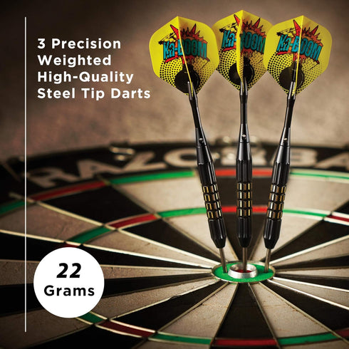 Viper Comix Steel Tip Darts, 22 Grams, Precision Game Accessories
