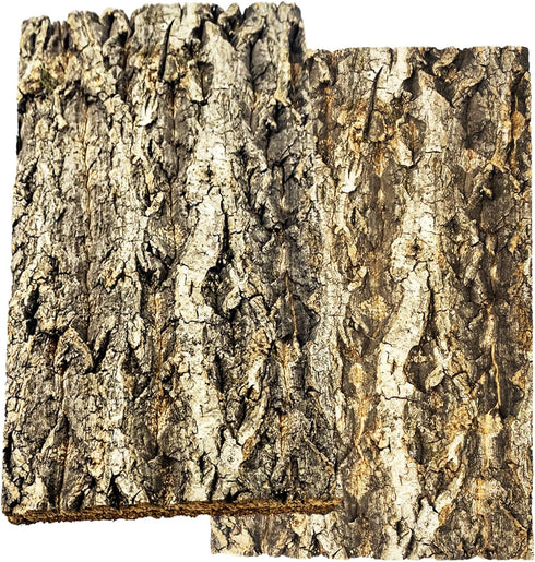 kathson 2PCS Thicker Cork Tile Background, 11.6”Lx7.7”Wx0.5”H, Natural Reptile Climbing Mat