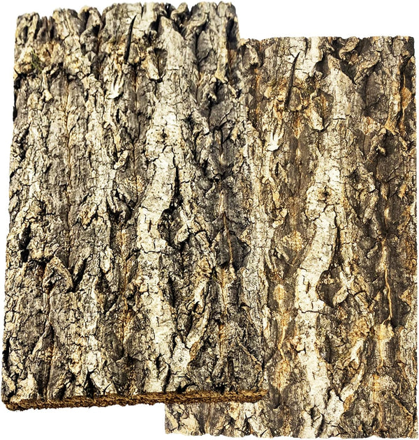 kathson 2PCS Thicker Cork Tile Background, 11.6”Lx7.7”Wx0.5”H, Natural Reptile Climbing Mat