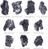 10 PCS Natural Seiryu Stones, 2-4'' Slate Stones for Aquariums, Terrariums, and Reptile Enclosures
