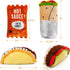 PrimePets Funny Dog Toys Set, 3 Pack Plush Squeaky Crinkle Toys for Small Medium Large Dogs (Burrito, Taco, Sauce)