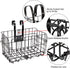 Folding Rear Bike Basket, Rust Proof Wire Mesh, Detachable Front Bike Basket, Mountain Bike Frame Cargo Rack
