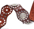 PET ARTIST Genuine Leather Dog Collar - Unique Design & Sturdy Leather, Heavy Duty for Rottweiler Pitbull Medium &
