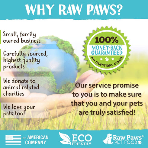 Raw Paws Grain-Free Soft Sausage Treats for Dogs & Cats - Chicken Recipe, 6-oz USA Dog Treats