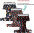 3 Pack QBD21XL CuteBone Female Dog Diapers with Skirts Reusable Puppy Dresses Pants for Heat Cycle Period