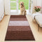 smiry Dog Door Mat for Muddy Paws, Low-Profile Entryway Mat with Non-Slip Backing, 47x24 Inches, Brown.