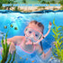 HiiPeak Snorkeling Gear for Kids, Goggles with Nose Cover, Dry Top Snorkeling Set for Ages 5-15