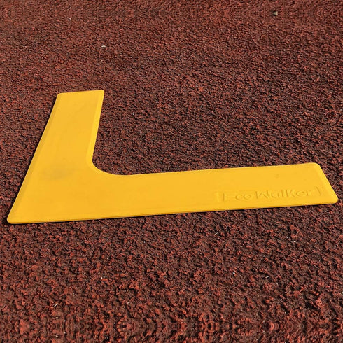 Create Your Own Mini Pickleball Court with Yellow L-Shaped Marker Kit