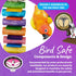 Super Bird Creations SB1199 Sola Balsa Stack Bird Toy, Wooden Enrichment Toys for Small/Medium Birds