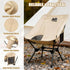 TUIKEN Backpacking Ultralight Camping Chair Chair, Portable Camp Chair with Cup Holder & Storage Bag, Lightweight