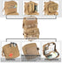 Tactical Small MOLLE Hydration Pack, Outdoor Water Bladder Carrier Pack for Vest Backpack