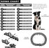 Dog Chain Collar with Secure Buckle, 19MM Black Cuban Link, Heavy Duty Chew Proof Walking Training Collar (19MM, 26")