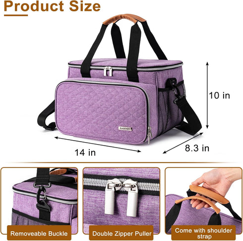 Purple Dog Grooming Vacuum Bag - Essential Pet Grooming Kit