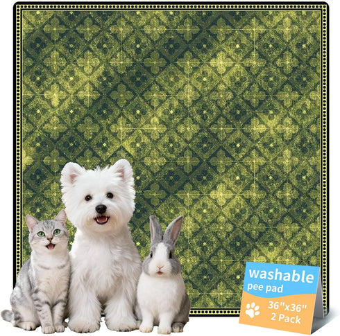Washable Pee Pads for Dogs, Reusable Puppy Potty Training Pads, Ultra-Absorbent Thick