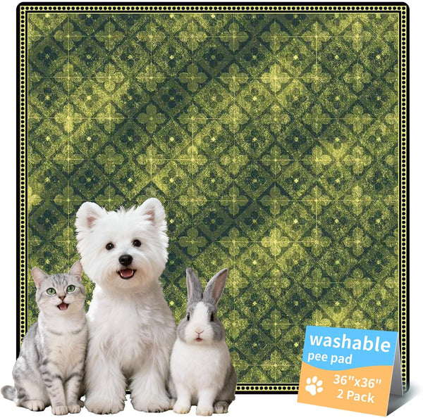 Washable Pee Pads for Dogs, Reusable Puppy Potty Training Pads, Ultra-Absorbent Thick