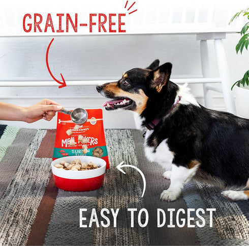 Stella & Chewy's Freeze Dried Raw Surf & Turf Meal Mixer – Dog Food Topper for Small & Large Breeds, Grain Free, 18 oz