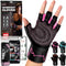 MhIL Workout Gloves for Women Breathable Gym Gloves for Women with Palm