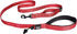 EzyDog Soft Trainer Dog Leash with Traffic Control Handle, Reflective Stitching for Nighttime Safety, 72”, Red