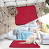 YEGAME Red Solid Color Washable Pee Pads for Dogs Cats, Reusable Puppy Pads Absorbent Non-Slip Waterproof Pet Training