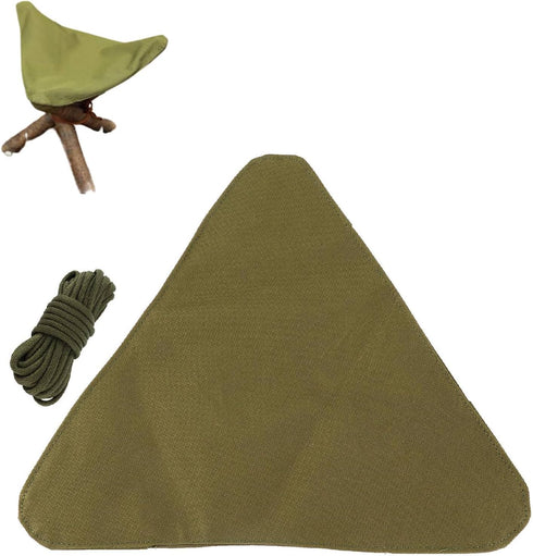 Beufee Camping Tripod Stool Cloth, Waterproofs Portable Camp Chair Canvas Portable Tripod Seat