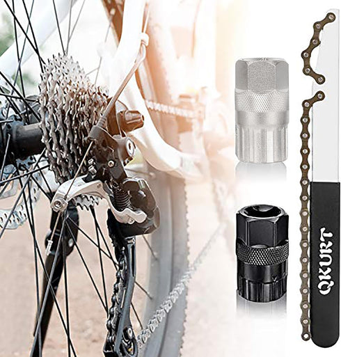 Universal Bike Chain Whip Tool Kit, Upgrade Sprocket Remover Tool, 3PCS for Cassette and Tourney