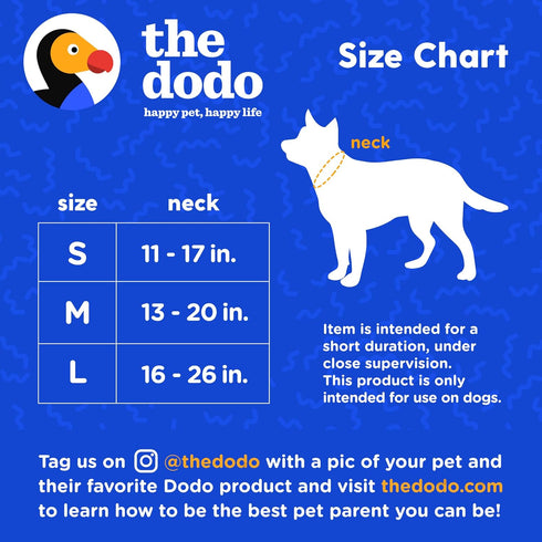 The Dodo Dog Bandana, Striped; Cute Print Bandana for Dogs, Summer Pattern Neck Kerchief for Everyday Pet Apparel
