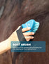 ShineWell Set, Horse Grooming Kit, Complete Horse Brush Equine Grooming Tools for Shedding & Daily Care Blue