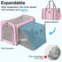 15 lbs, Cozy Expandable Cat Carrier, Airline Approved Soft Sided Pet Carrier for Cats & Small Dogs Up to with Locking