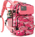 QT&QY Military Tactical Backpack - 25L/35L/45L Molle Daypack 3 Day Bug Out Bag for Hiking with Bottle Holder