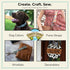 Country Dairy Cow Print Polyester Webbing - Brook Design