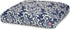 Navy Blue French Quarter Small Rectangle Indoor Outdoor Pet Dog Bed, Removable Washable Cover, Majestic Pet