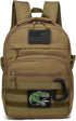 Kids Tactical Backpack, Army Molle Bookbag Military Boys Backpack for School, Outdoor, Camping, Brown