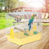 Portable Bird Cage for Small Birds - Parrot Lovebird Carrier for Travel with Food Box & Water Fountain