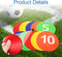 KaiYeA 10Pcs 23cm Spot Markers Spots Markers with Storage Bag Floor Discs Diameter Non Slip Floor Markers Floor Dots