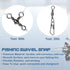 Fishing Hooks Bobbers Tackle Kit - 200pcs Basic Fishing Tackle Box Set for Kids Starter Beginners