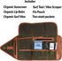 Set Open Road Goods Surf Travel Kit & Surfer Gift - Surf Accessory with Fin Storage, Reef Safe All Natural Sunscreen