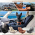 Fabric,2 WOOAIDAGG Dog Car Seat for Small Dogs,Ultra-Soft Storage Pockets & Safety Leash,Adjustable Straps,Easy