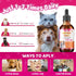 Cat & Dog Urinary Tract Support Drops with Cranberry Kidney & Bladder Health Natural Supplement for Pet Wellness