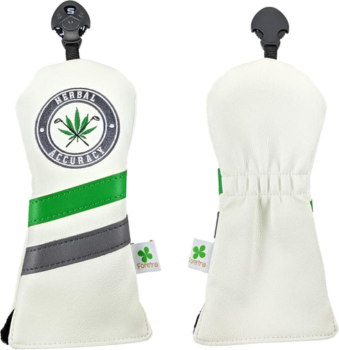 Foretra Limited Edition Herbal Accuracy Hybrid Headcover, Tour Quality Golf Club Cover