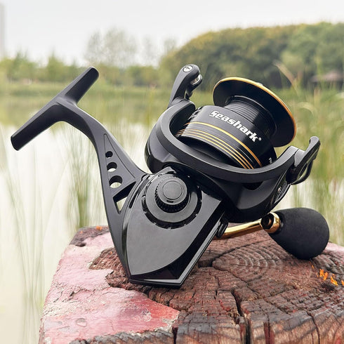 Spinning Fishing Reel FMCF - Freshwater and Seawater Fishing Reel with Max 17.6lb Carbon Resistance, High Speed Gear